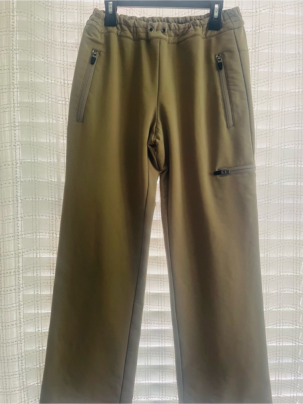 Theory taupe  Zip-Pocket Jogger Pants